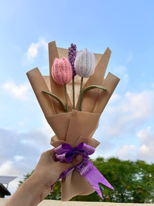 Tulips & Lavender Bouquet