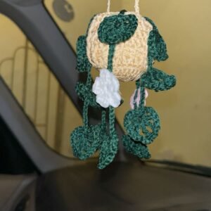 Crochet Hanging Potted Plant