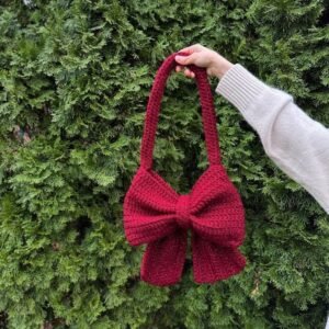 Crochet bow Bag